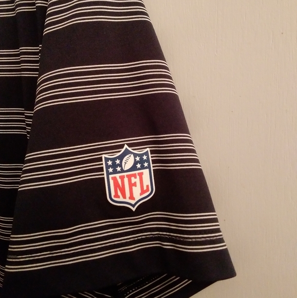 DEnver Broncos Nike DRI fit onfield apparel Polo shirt EUc Small Navy w/… - Picture 5 of 13